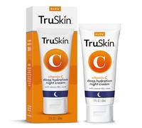 TruSkin Vitamin C Night Cream, a Collagen Supporting Blend including Vitamin B5, Botanical Essential Oils, and Organic Aloe Vera for Anti Aging, Brightening and Firming Skin, Face, and Neck