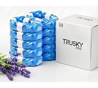 TruSky Pro Nappy Bin Refills 10-Pack (10m each) Diaper Pail Refill Bags Compatible with Tommee Tippee Twist & Click Angelcare Refill for All Models Bins,Powerful Odor Lock Disposal Nappy Bags