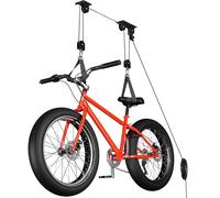 TRUSOON Bike Hoist, Heavy Duty Ebike Pulley System for Garage Ceiling, 85lb