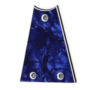 Truss Rod Plate, Simple Installation Plastic Unique Pattern 3 Hole Universal Guitar Truss Rod Cover for Replacement (GR39 Blue Pearl)