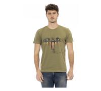 Trussardi Action Grøn Bomuld T-Shirt - male - Trussardi - T-Shirts - Green - XL - Tops XL