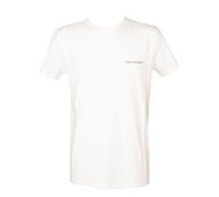 TRUSSARDI men's short-sleeved crewneck T-shirt with printed logo stretch cotton
