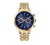 Trussardi Men's Watch, T-Couple Collection, Multifunctional, Quartz, Made of Stainless Steel, PVD Yellow Gold - R2453147002