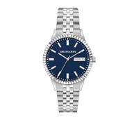 Trussardi Men's Watch, Time and Date, Analog, Steel Strap, 39 mm Case, T-Bent Collection - R2453141011