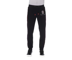 Trussardi Mens We Are A Team Joggers Tr24075 - Black Cotton - Size Large