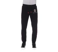Trussardi Mens We Are A Team Joggers Tr24075 - Black Cotton - Size Medium