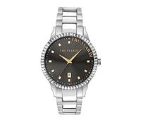 Trussardi T-Bent Men's Time and Date Analog Watch 43mm, Silver, 43 mm, Bracelet