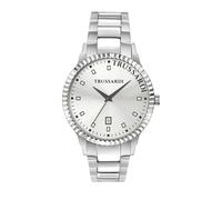 Trussardi T-Bent Men's Watch White Silver Made of Steel - R2453141004