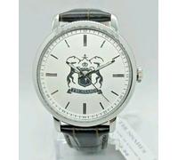 Trussardi T-Couple Men's Watch Silver Dial Leather Strap, 41Mm Case