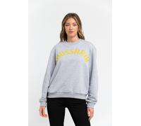 Trussardi Womens Gray Cotton Sweater - Grey - Size Large
