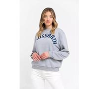 Trussardi Women's Gray Cotton Sweater in Grey | Size: XS Trussardi Grey XS
