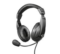 Trust 21661 headphones/headset Wired Head-band Calls/Music Black