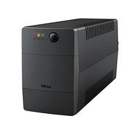 Trust 23503 Paxxon 800 VA Uninterrupted Power Supply (UPS), Battery Buffer and 2 Wall Sockets, Surge Protection - Black