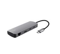 Trust 25672 interface hub USB Type-C Grey