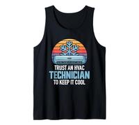 Trust an HVAC Technician to Keep It Cool | Fun Tee Repairman Tank Top