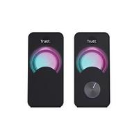 Trust Arys Compact RGB 2.0 PC Speakers for Computer and Laptop, 12 W, USB Powered , Black