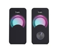 Trust Arys Compact RGB 2.0 PC Speakers for Computer and Laptop, 12 W, USB Powered , Black