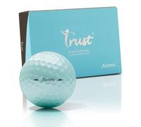 Trust Aurora Blue,Crystal Urethane Covered, K9 Dynamic Core, 3 Piece Golf Ball, Soft & Elasticity Feel, Distance with Greenside Control (One Dozen)