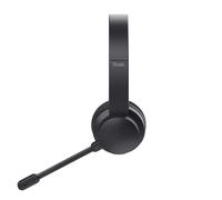 Trust Ayda Headset Wired & Wireless Head-band Calls/Music USB Type-C Bluetooth Black
