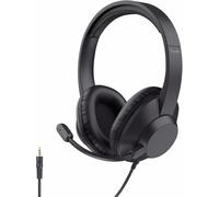 Trust Ayda Max Over Ear PC Headset with Mic 3.5mm, 1.8m Cable, Adjustable Headb