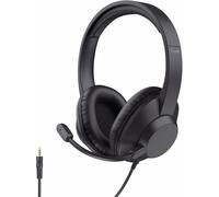 Trust Ayda Max Over Ear PC Headset with Microphone 3.5mm, Black