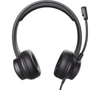 Trust Ayda On-Ear USB PC Headset with Mic, Lightweight Design, Adjustable Headband, 1.8m Cable, Wired Headphones with Microphone for Computer, Laptop, Mac, Desktop, Home Office, Teams, Zoom - Black