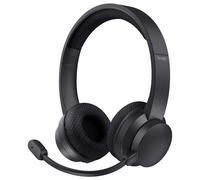 Trust Ayda Headset Wired & Wireless Head-band Calls/Music USB Type-C Bluetooth Black