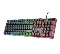 trust Azor Keyboard Gaming Usb Qwerty in Black Trust Black