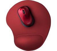 Trust BigFoot Mouse Mat with Wrist Support, Ergonomic Mouse Pad, Red