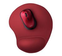 Trust BigFoot Mouse Mat with Wrist Support, Ergonomic Mouse Pad, Red