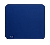 Trust Boye Mouse Pad, Sustainable Design, Rubber Anti-slip Bottom, 250 x 210 x 3mm, Mouse Mat with Stitched Edge, Machine Washable, Office Mouse Pad for Work, Home Office - Blue