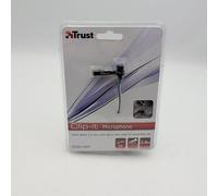 Trust Clip-It Lapel Microphone - 2m Cable, PC/Laptop Compatible, Hands-Free Clip