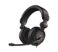 Trust Como Over-Ear Headset for PC and Laptop - Black