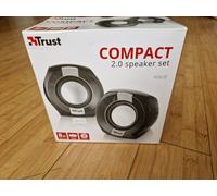 Trust Compact 2.0 Polo Speakers Set for Computer & Laptop USB Powered Black