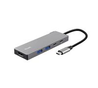 Trust Dalyx 5-in-1 USB combo hub Grey