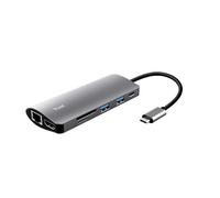 Trust Dalyx 7-in-1 USB-C Multi-Port Adapter, Silver