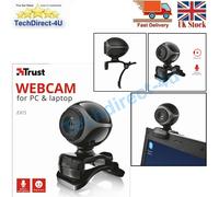 Trust Exis 17003 Webcam with Microphone built in USB 2.0 Skype Zoom Compatible