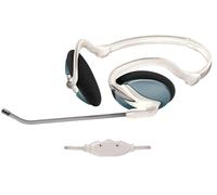 TRUST FOLDING BLUE INTOUCH HEADSET HEADPHONES MICROPHONE INLINE VOLUME CONTROL