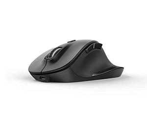 Trust Fyda Rechargeable Wireless Mouse, Ergonomic Design, USB Receiver Storable Inside the Mouse, 10 m Range, 800-2400 DPI, Mouse for PC, Laptop, Windows, Chrome OS, Mac OS - Black