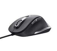 Trust Fyda USB Computer Mouse with Thumb Rest 600-5000 DPI, Black