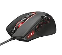 Trust Gaming 21726 GXT 164 Sikanda MMO Gaming Mouse for PC and Laptop, 12 Programmable Buttons with On-Board Memory - Black