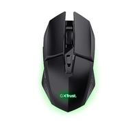 Trust Gaming GXT 110 Felox Rechargeable Wireless Gaming Mouse, 80h Playtime, 800-4800 DPI, Multicolour LED Lighting, 6 Buttons, RGB Computer Mouse for PC, Laptop, Windows - Black