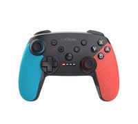 Trust Gaming GXT 1246B Muta Wireless Nintendo Switch Controller Bluetooth, 15h Playtime Rechargeable Battery, Play&Charge Cable, Dual Shock Vibration, Motion Controls, Switch Lite/OLED, Blue Red