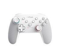 Trust Gaming GXT 1246W Muta Wireless Nintendo Switch Controller Bluetooth, 15h Playtime Rechargeable Battery, Play&Charge Cable, Dual Shock Vibration, Motion Controls, Switch Lite/OLED, White