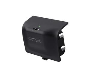 Trust Gaming GXT 246 Avado Xbox Controller Battery Pack for Xbox Series X/S, Wireless Controller Rechargeable Battery with USB-C Charging Cable 3m, 20h Playtime, Gamepad Play and Charge Kit - Black