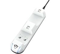Trust Gaming GXT 251 Duo Charging Station for PS5 Controllers, DualSense Charging Dock, USB Powered, Twin Docking Station, PlayStation 5 Accessories Controller Charger - White