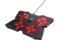 Trust GXT 278 laptop cooling pad 43.9 cm (17.3") Black