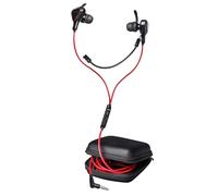 Trust Gaming GXT 408 Cobra Multiplatform Gaming In-Ear Earphones, Headphones with Mic, with Flexible Rubber Ear Hooks, Hard Case, Earphones for PC, Console, Laptop, Phone and Tablet - Black