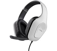 Trust Gaming GXT 415PS Zirox Lightweight Wired Gaming Headset for PS5 - 50mm Drivers, Foldaway Mic, 3.5mm Jack, White, New
