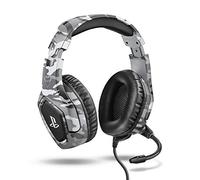 23531 GXT 488 ForzeG Officially Licensed for PlayStation Gaming Headset for PS4 and PS5 with Flexible Microphone and Inline Remote Control Grey